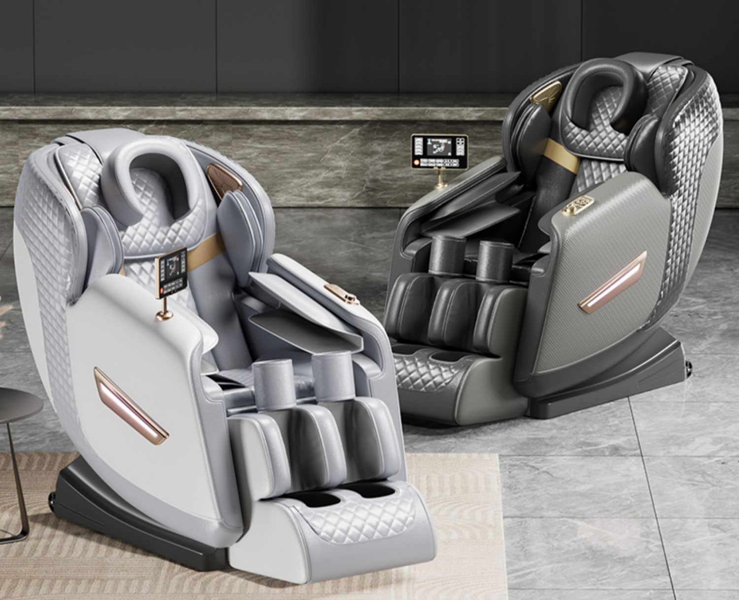 JMA0013 full body zero gravity home massage chair in modern living room setting