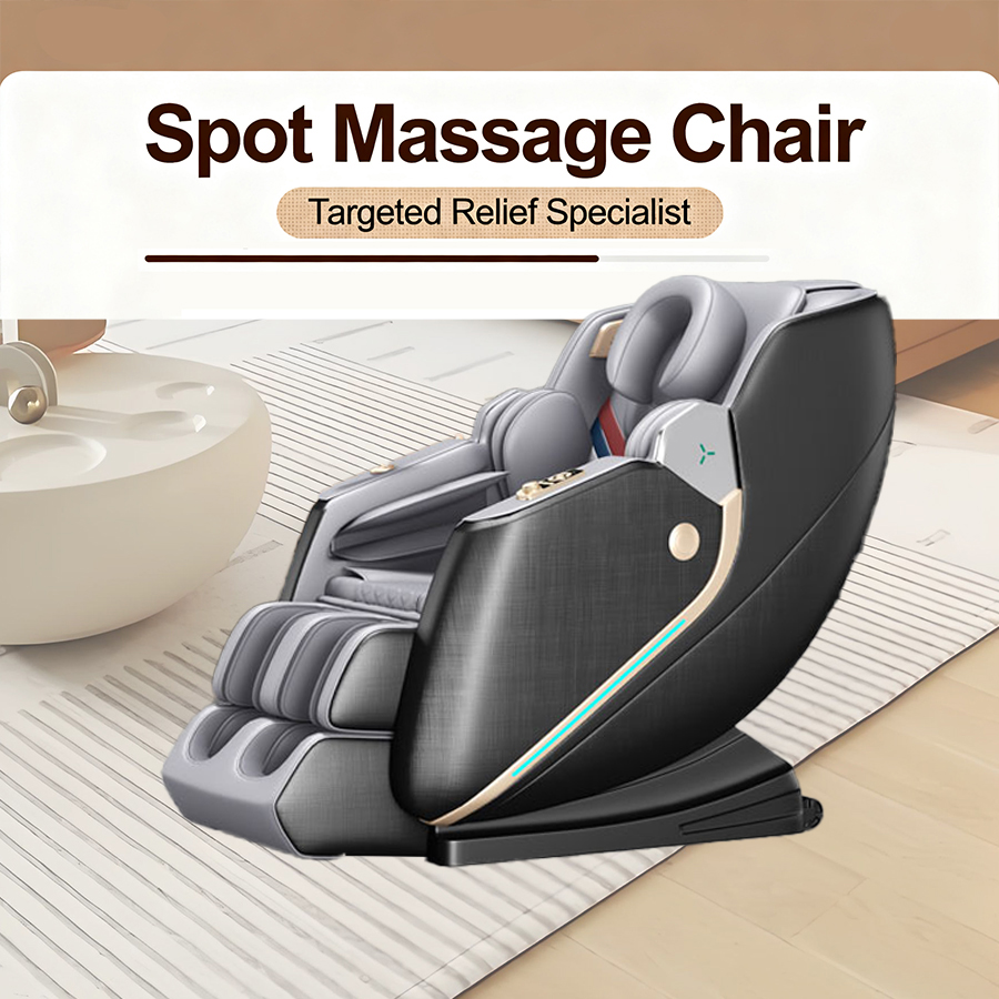 Jiama JMA0005 compact home massage chair with foot roller white background factory China 2025