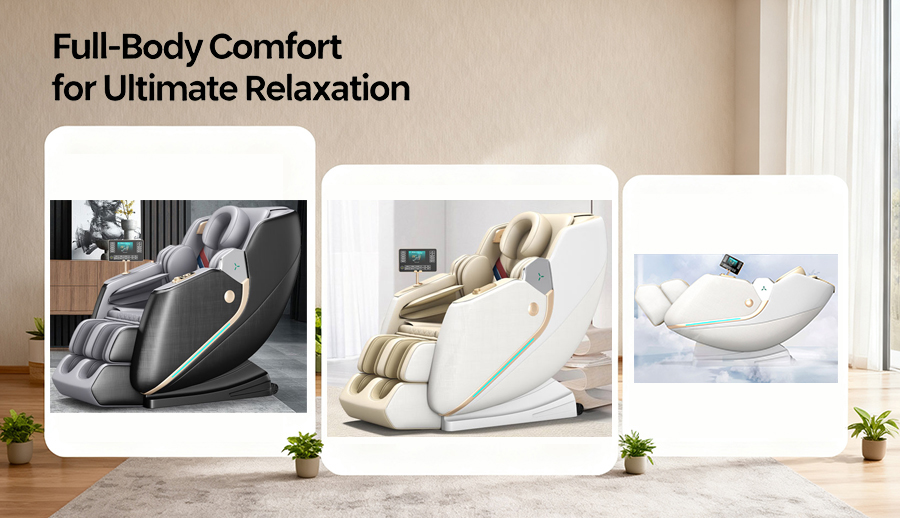 Jiama JMA0005 compact home massage chair real living room display family use China factory