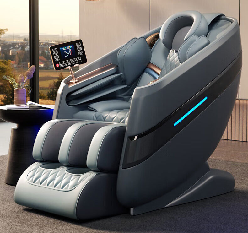 Jiama JMA0008 budget home massage chair grey leather stable quality China factory 2025