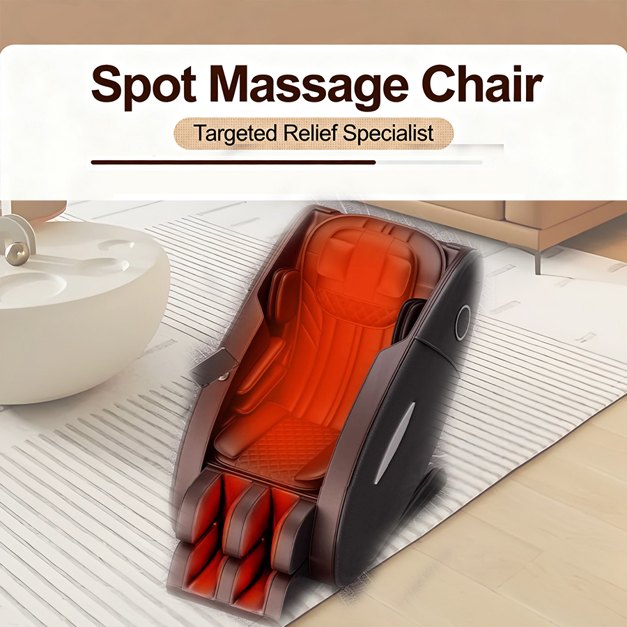 Jiama JMA0010 home massage chair with aromatherapy function white leather China factory 2025