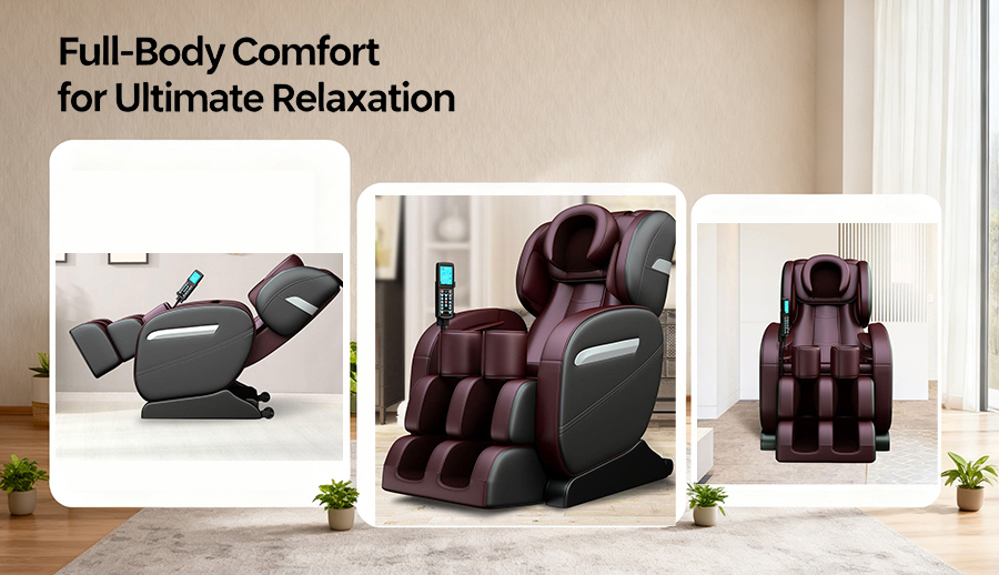 Jiama JMA0011 home massage chair airbag massage during rocking position